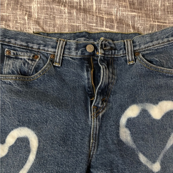 🤍 Custom Levi Jeans - Picture 3 of 15